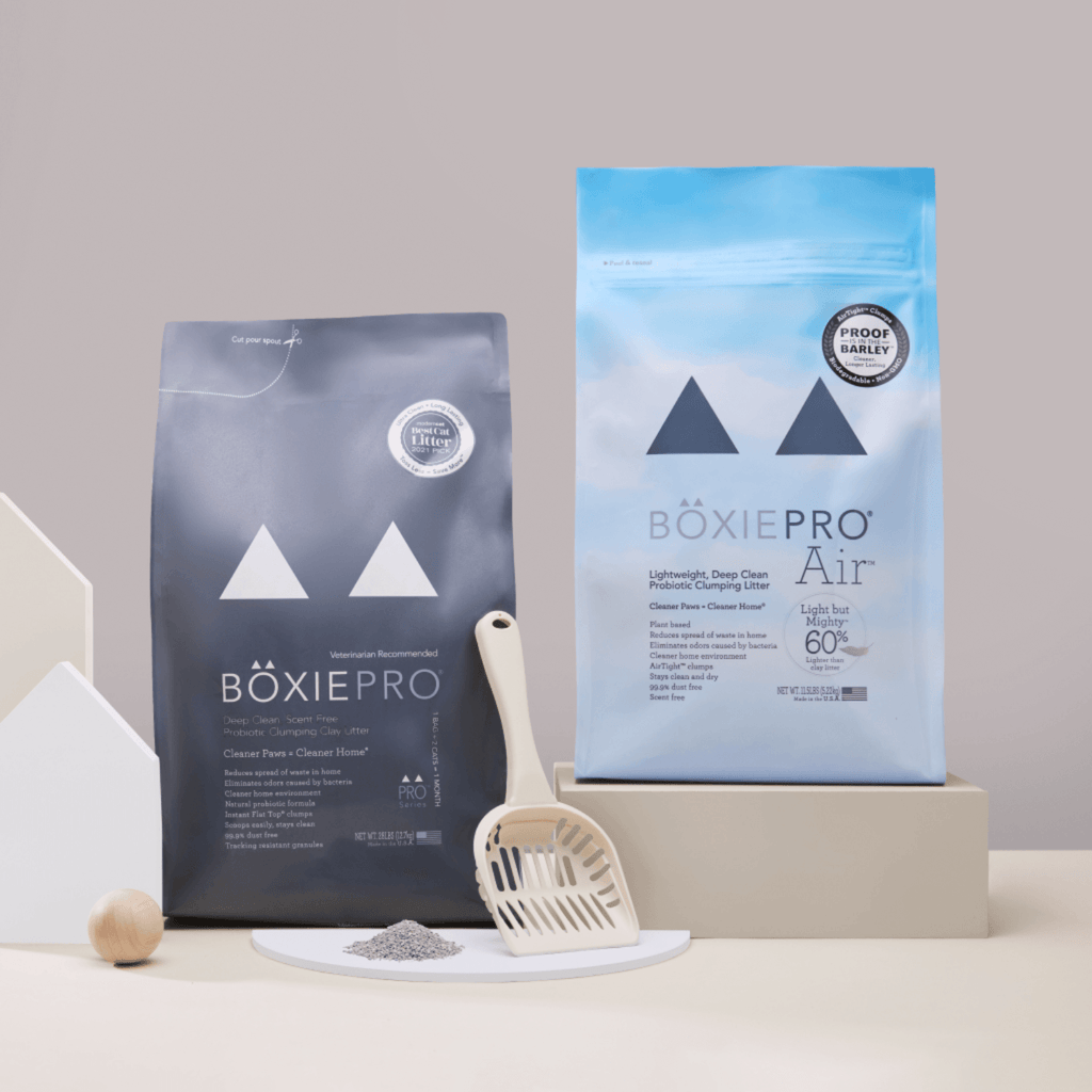 Boxei BOXIE PRO AIR - Lightweight, Deep Clean Probiotic Clumping Litter – J ...