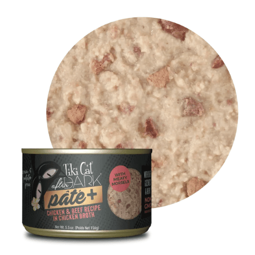 Canned Cat Food - AFTER DARK PATE+, Chicken & Beef Recipe - J & J Pet Club