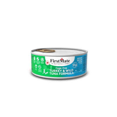 Canned Cat Food - Cage Free Turkey & Wild Tuna 50/50 - 5.5 oz - J & J Pet Club - FirstMate