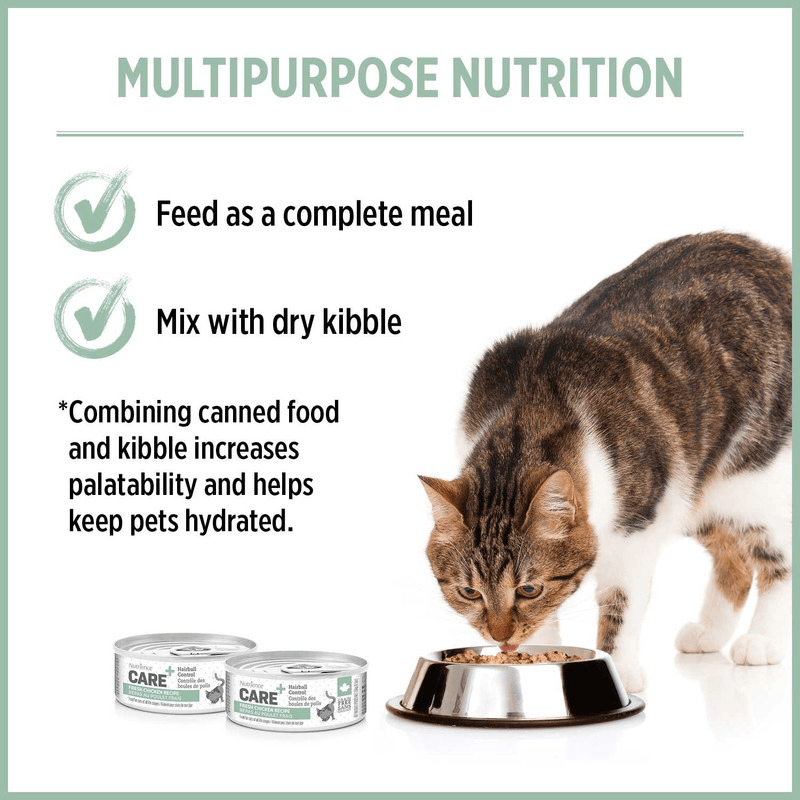 Canned Cat Food - CARE - Hairball Control - 156 g - J & J Pet Club - Nutrience