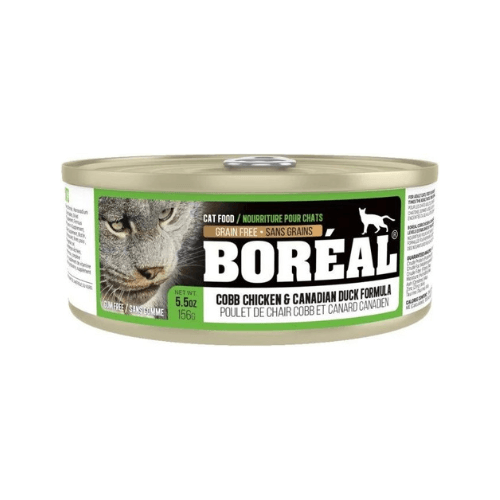Canned Cat Food - COBB Chicken & Canadian Duck - J & J Pet Club - Boreal