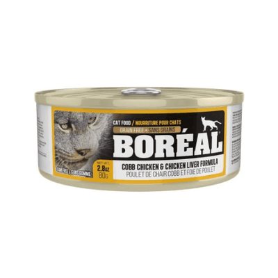 Canned Cat Food - COBB Chicken & Chicken Liver - J & J Pet Club - Boreal