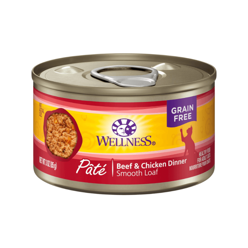 Canned Cat Food - COMPLETE HEALTH - Pâté - Beef & Chicken Dinner - J & J Pet Club - Wellness
