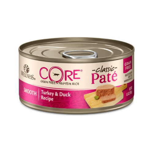 Canned Cat Food - CORE - Classic Pâté - Turkey & Duck Recipe - 5.5 oz - J & J Pet Club - Wellness