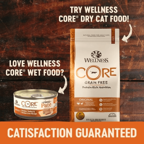 Canned Cat Food - CORE - Classic Pâté - Whitefish, Salmon & Herring Recipe - 5.5 oz - J & J Pet Club - Wellness