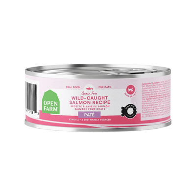 Canned Cat Food, Grain Free Wild-Caught Salmon Pâté - J & J Pet Club - Open Farm