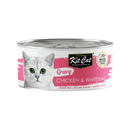 Canned Cat Food - Gravy - Chicken & Whitebait - 70 g - J & J Pet Club - Kit Cat