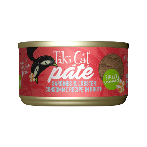 Canned Cat Food - GRILL - Sardines & Lobster Consomme Pate - 2.8 oz - J & J Pet Club