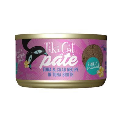 Canned Cat Food - GRILL - Tuna & Crab Pate - 2.8 oz - J & J Pet Club - Tiki Cat