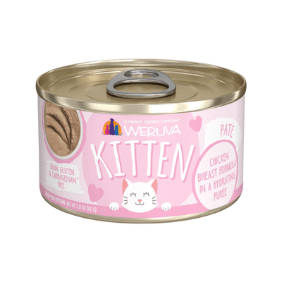 Canned Cat Food - KITTEN - Chicken Breast Formula in a Hydrating Purée - 3 oz - J & J Pet Club - Weruva