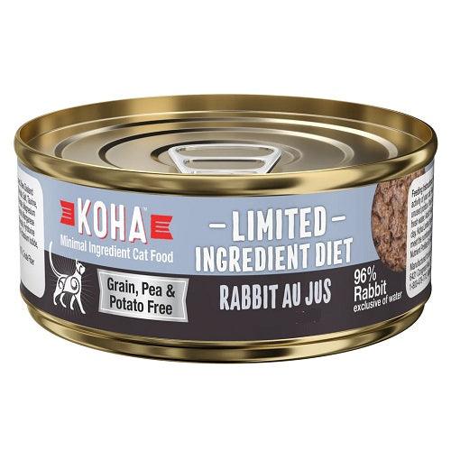 Canned Cat Food - Limited Ingredient Diet - 96% Rabbit Pâté - J & J Pet Club