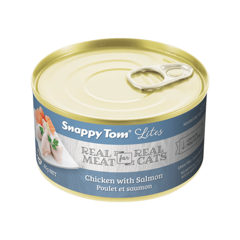 Canned Cat Food - Lites - Chicken with Salmon - 85 g - J & J Pet Club - Snappy Tom