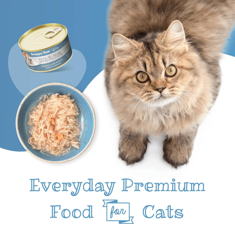 Canned Cat Food - Lites - Chicken with Salmon - 85 g - J & J Pet Club - Snappy Tom