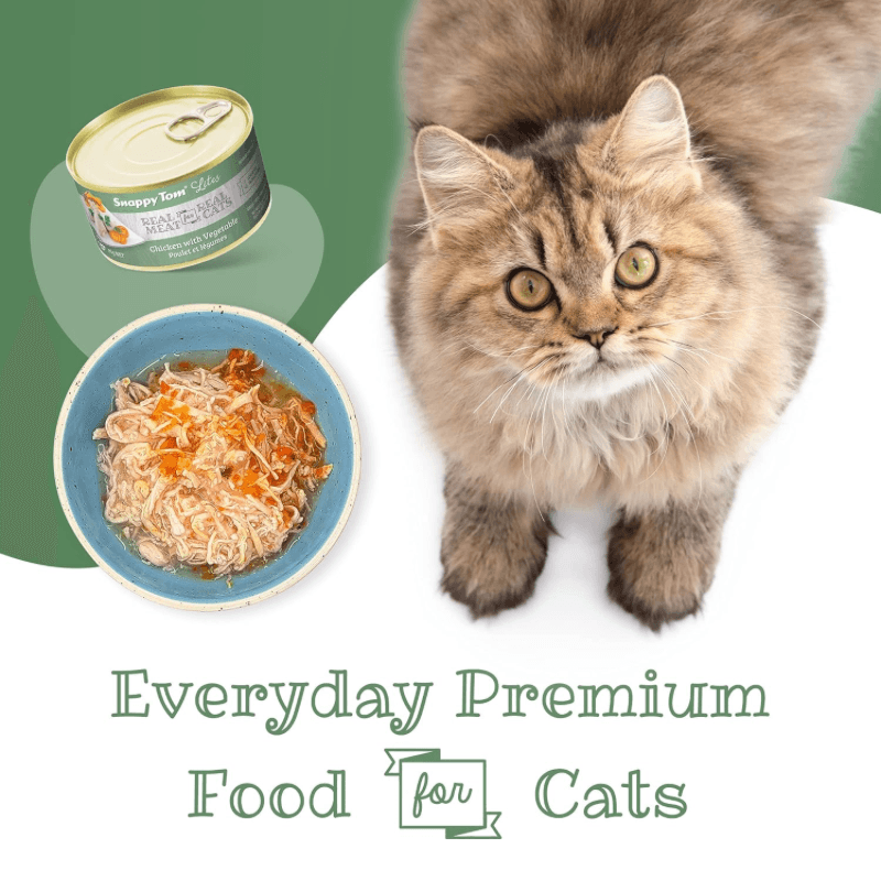 Canned Cat Food - Lites - Chicken with Vegetables - 85 g - J & J Pet Club - Snappy Tom