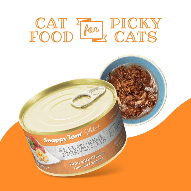 Canned Cat Food - Lites - Tuna with Cheese - 85 g - J & J Pet Club - Snappy Tom