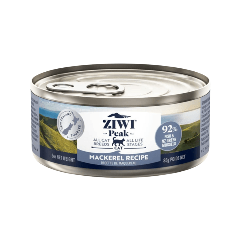 Canned Cat Food - Mackerel Recipe - J & J Pet Club - Ziwi Peak