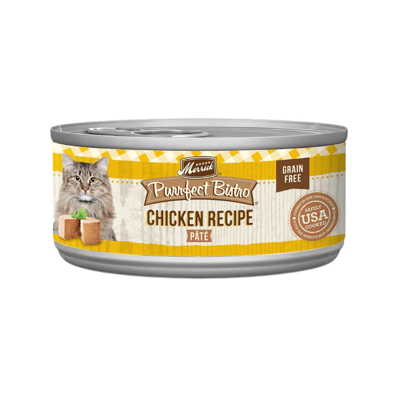 Canned Cat Food - PURRFECT BISTRO - Chicken Pâté - J & J Pet Club - Merrick