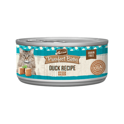 Canned Cat Food - PURRFECT BISTRO - Duck Pâté - J & J Pet Club - Merrick