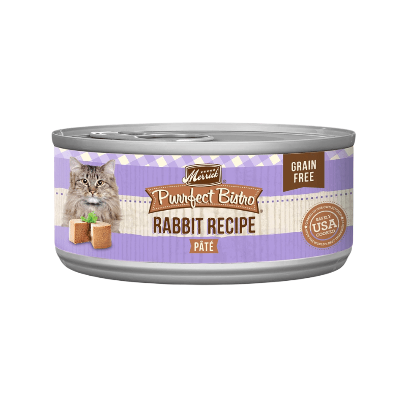 Canned Cat Food - PURRFECT BISTRO - Rabbit Pâté - J & J Pet Club - Merrick