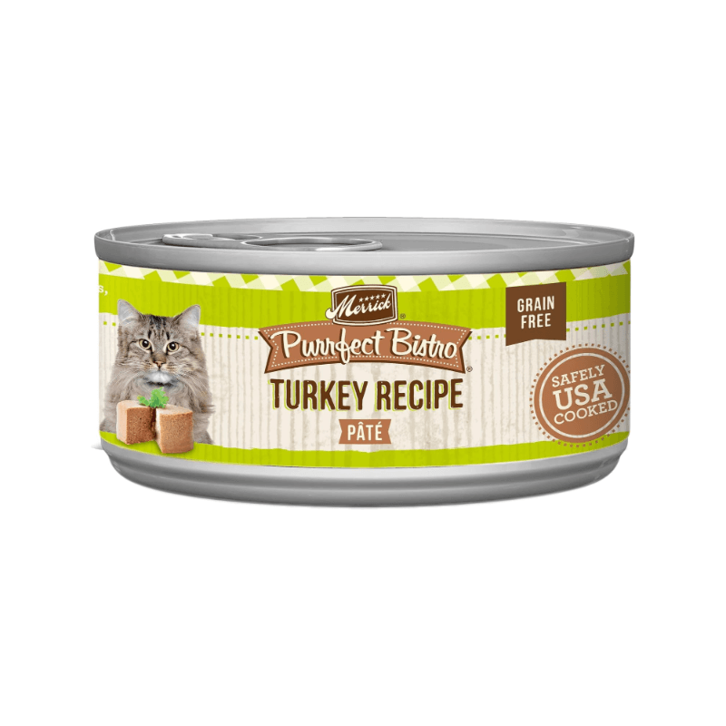 Canned Cat Food - PURRFECT BISTRO - Turkey Pâté - J & J Pet Club - Merrick