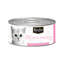 *(Please Use By 2026-03-28)* Canned Cat Food Topper - Deboned Chicken & Whitebait - 80 g