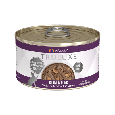 Canned Cat Food - TRULUXE - Glam 'N Punk - with Lamb and Duck in Gelée - J & J Pet Club - Weruva