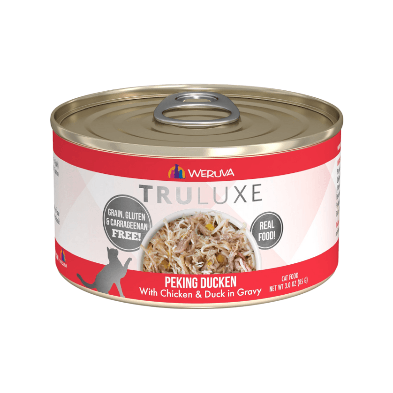Canned Cat Food - TRULUXE - Peking Ducken - with Chicken & Duck in Gravy - J & J Pet Club - Weruva