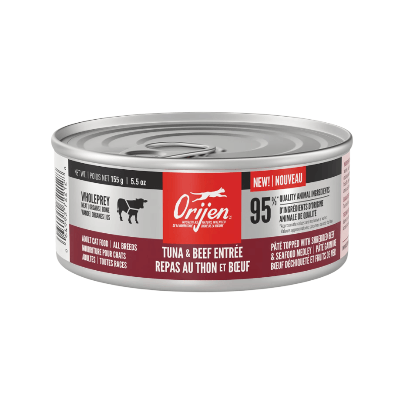 Canned Cat Food - Tuna & Beef Entrée - Adult - J & J Pet Club - Orijen
