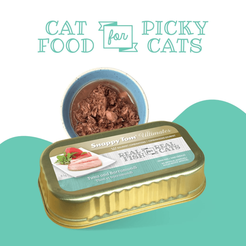 Canned Cat Food - Ultimates - Tuna and Barramundi - 85 g - J & J Pet Club - Snappy Tom
