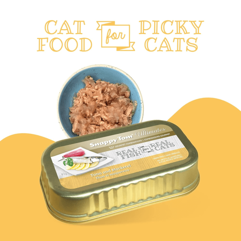 Canned Cat Food - Ultimates - Tuna and Mackerel - 85 g - J & J Pet Club - Snappy Tom