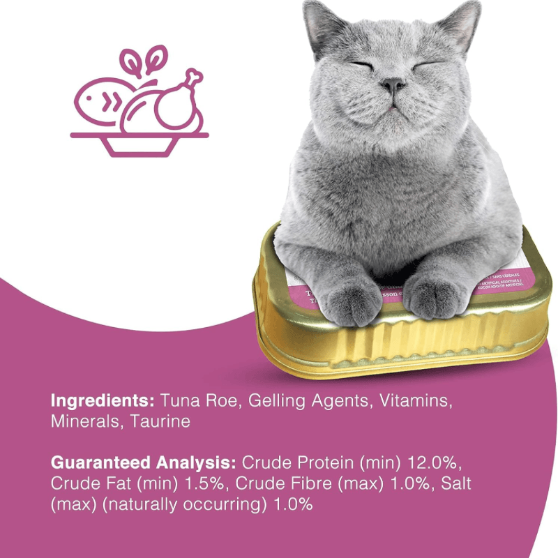 Canned Cat Food - Ultimates - Tuna with Fish Roe and Chicken Breast - 85 g - J & J Pet Club - Snappy Tom