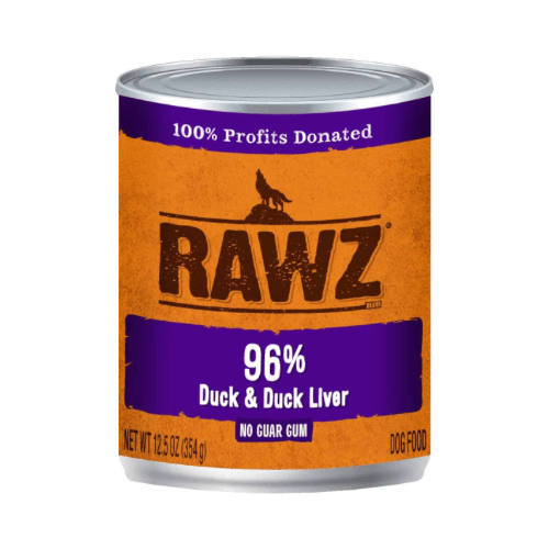 Canned Dog Food - 96% Duck & Duck Liver - 12.5 oz - J & J Pet Club