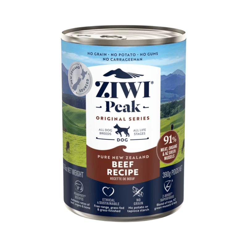 Canned Dog Food - Beef Recipe - J & J Pet Club - Ziwi Peak