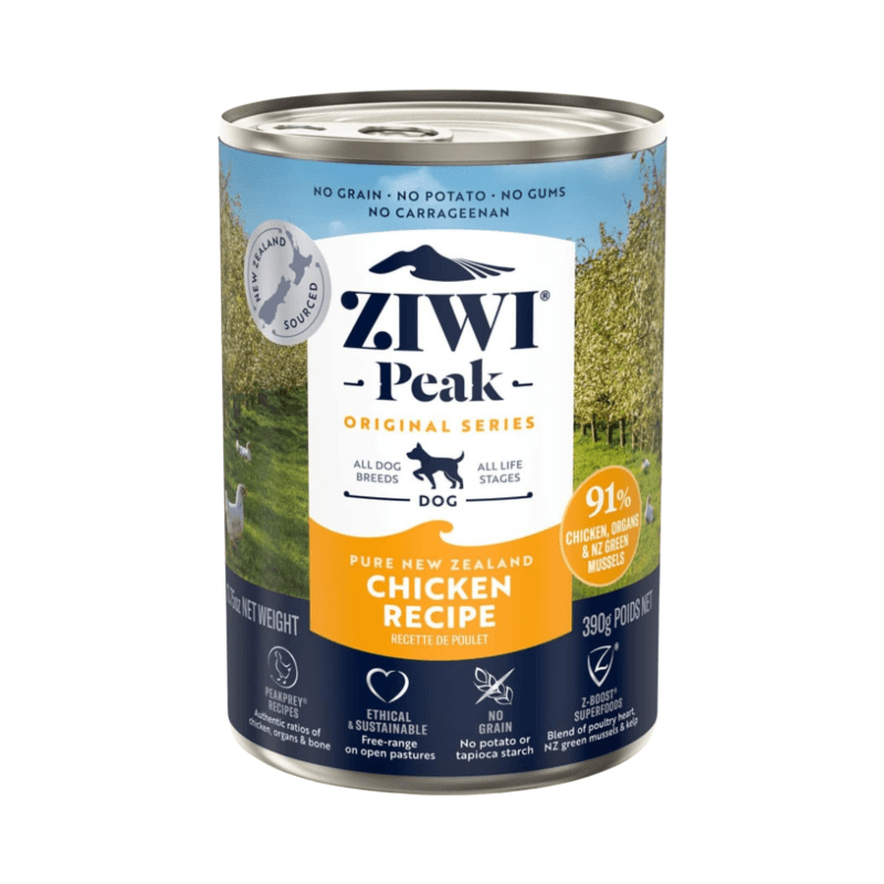 Canned Dog Food - Chicken Recipe - J & J Pet Club - Ziwi Peak