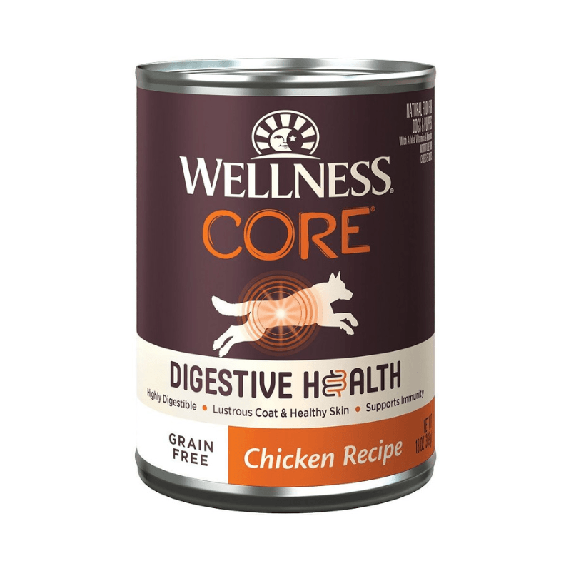 Canned Dog Food - CORE DIGESTIVE HEALTH - Chicken Pate - 13 oz - J & J Pet Club - Wellness