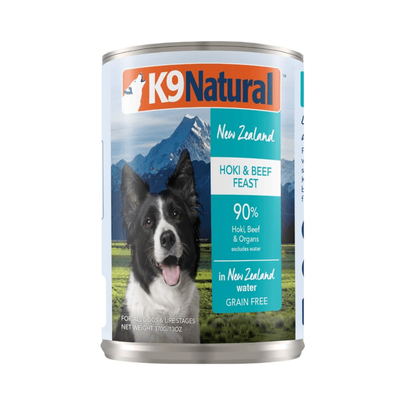 Canned Dog Food - Hoki & Beef Feast - J & J Pet Club - K9 Natural