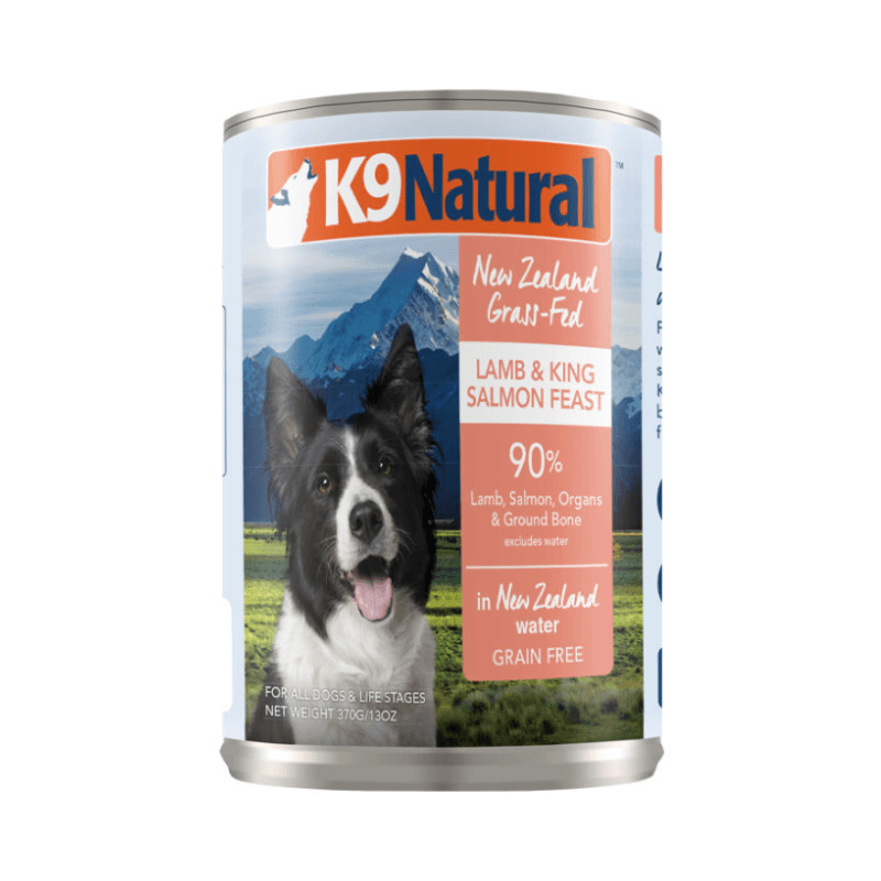 Canned Dog Food - Lamb & King Salmon - J & J Pet Club - K9 Natural