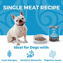 Canned Dog Food - Limited Ingredient Diet - 90% Lamb Entrée with Apples - 13 oz - J & J Pet Club - KOHA