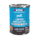 Canned Dog Food - Limited Ingredient Diet - 90% Lamb Entrée with Apples - 13 oz - J & J Pet Club - KOHA