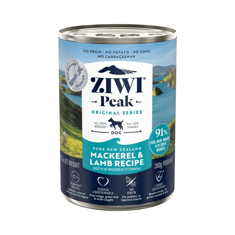 Canned Dog Food - Mackerel & Lamb Recipe - J & J Pet Club