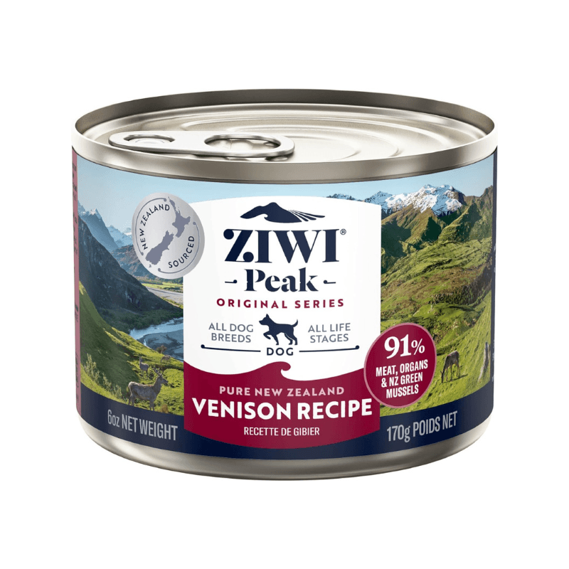 Canned Dog Food - Venison Recipe - J & J Pet Club - Ziwi Peak