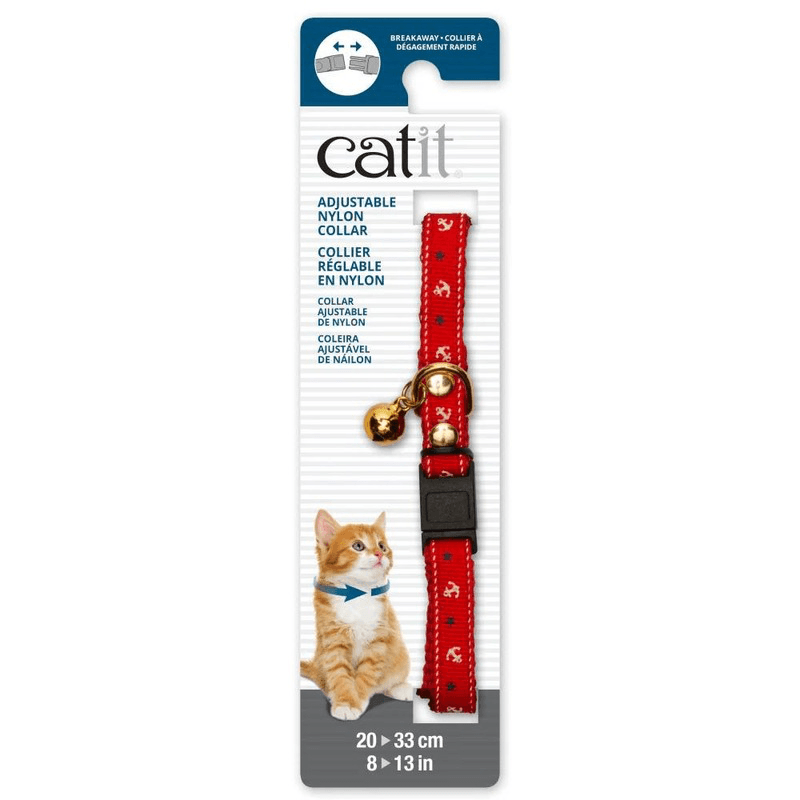Cat Collar - Breakaway - Gold Rivets - J & J Pet Club - Catit