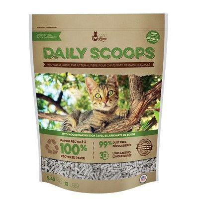 Cat Litter - Daily Scoops - Recycled Paper Litter - J & J Pet Club - Cat Love