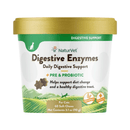 Cat Supplement - DAILY DIGESTIVE SUPPORT - Digestive Enzymes + Pre & Probiotic - 60 soft chews - J & J Pet Club - Naturvet