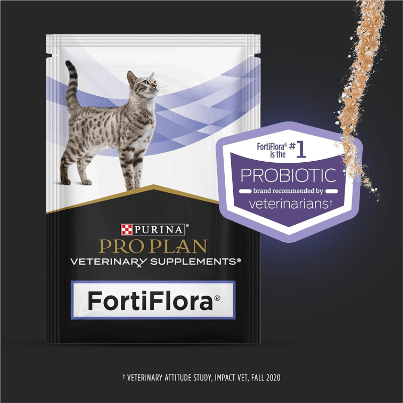 Cat Supplement - PROPLAN - FortiFlora - 1 g sachets, box of 30 - J & J Pet Club - Purina