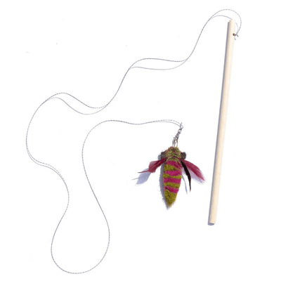 Cat Teaser - CAT LURES - DRAGONFLY Full Toy - J & J Pet Club - GO CAT