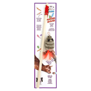 Cat Teaser - CAT LURES - FEATHER MOUSE Full Toy - J & J Pet Club - GO CAT