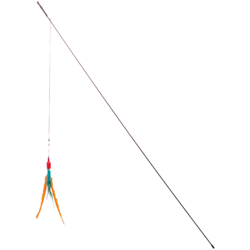 da bird fishing pole for cats GoCat Pull Apart Rod & Bird, 36 in, Assorted Colors : Pet Feather Toys : Pet Supplies Cat Tail GO CAT DA BIRD ROD