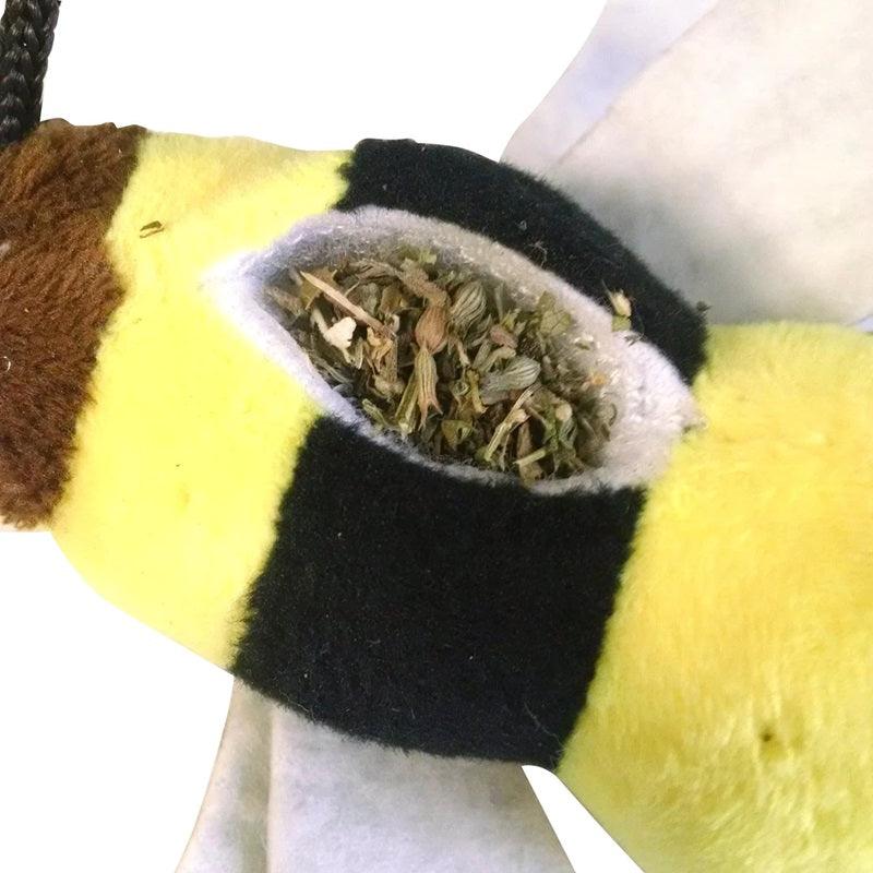 Cat Toy - Get Buzzed Refillable Bee - J & J Pet Club - Meowijuana