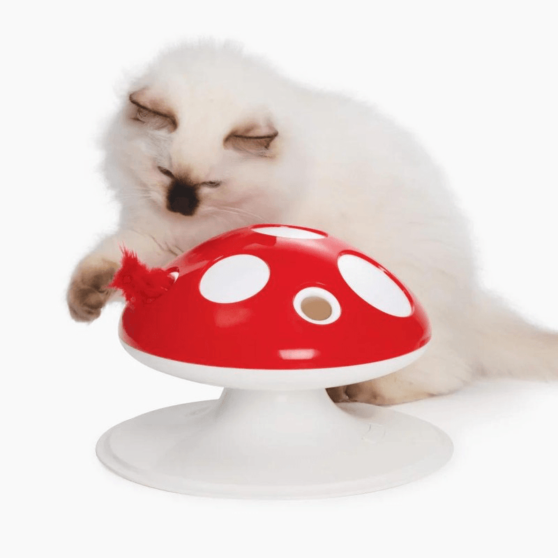 Cat Toy - Senses 2.0 Playground - Mushroom Replacement Feathers - 6 pk - J & J Pet Club - Catit